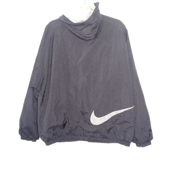 Vintage Nike black jacket with big logo - Picture 1 of 5
